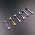 thumbnail image 5 of GKNET 10/30/50 PREMIUM Tongue Nipple Ear Rings BARS BARBELL BODY PIERCING Delicate Jewelry -50PCS, 5 of 8