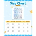 thumbnail image 3 of KIMI BEAR Newborn Baby Boys Outfits Sets 4 Packs 0-3 Months Summer Clothes Sets Short Sleeves Romper Top Elastic Pants with Hats and Mittens 16pcs Layette Essentials Blue, 3 of 7