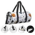 thumbnail image 3 of Balery Cartoon Planets Bolsa de Gimnasio para Mujeres y Hombres, Bolsa de Viaje Impermeable, Bolsa de Fin de Semana con Compartimento para Zapatos y Bolsillo Húmedo, 3 of 6