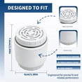 thumbnail image 2 of Shower Filter Replacement Cartridges, 4-Pack Compatible with Aqua*Bliss SF400 SF500, 2 of 6