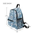 thumbnail image 3 of ALAZA Mushrooms on Blue School Backpack Small Bookbag Mini Bags, 3 of 6
