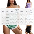 thumbnail image 3 of Pajama Sets for Women 2 Piece Ladies' Summer Lace Camisole Pajamas Shorts Two-Piece Set Casual Home Wear Blue Xl, 3 of 7