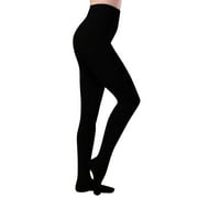 Ketyyh-chn99 Leggings for Women Yoga Outfits for Women Autumn And Winter Fashion Solid Leggings Trousers Warm Pants Black,One Size