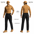 thumbnail image 3 of YAPPO Men's Hiking Cargo Pants, Lightweight Stretch Quick Dry Water Resistant Outdoor Work Pants with 8 Pockets, 3 of 7