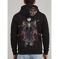 thumbnail image 3 of Nightmare Before Christmas Men's & Big Men's Front and Back Graphic Hoodie Sweatshirt , Sizes XS-5XL, 3 of 5