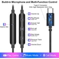 thumbnail image 4 of NSKBBM-USB C Headphone Wired Earbuds for Samsung S26 Ultra S25 FE S23 A17 A16 A36 A37 A57 In-Ear Noise Isolation Type C Earphone with Microphone for iPad 10 for iPhone 17 Pro Max 17e 16e 16 15 Pixel, 4 of 4