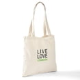 thumbnail image 6 of CafePress - Live Love Longboard Tote Bag - Unisex Canvas Tote Bag, Beige, 1-Piece, 6 of 6