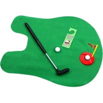 LQQBOX Toilet Golf ,Potty Golf Drinker Toilet Toy Potty Putter Putting Golfing Game Indoor Practice Mini Golf Set Golf Training Accessory for Men Women
