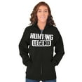 thumbnail image 3 of Hunting Legend Awesome Hunter Zip Up Hoodie Men's Women's Brisco Brands S, 3 of 5