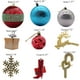 thumbnail image 5 of 60-70 PCS Juego de adornos de bolas de Navidad para decoraciones de árboles de Navidad de Navidad Tema Surtido Adornos de bolas de Navidad inastillables Decoración festiva colgante de fiesta Adepaton FLD-3800, 5 of 8