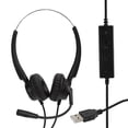 thumbnail image 1 of USB Headset Computer Headphone Headphone with Microphone Call Center Headset USB Computer Headset Computer SuppliesAuriculares para centros de llamadas Mgaxyff No, 1 of 5