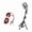 Silver, variant on CEORPER Classical Retro Dynamic Mic With Adjustable Stand For Stage And Home Use