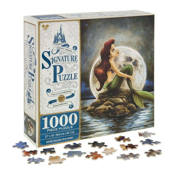 disney parks signature 1000 piece puzzle 25th the little mermaid new