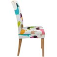 thumbnail image 3 of RYLABLUE Housse de Chaise Extensible Rétro Teckel Chiot Protecteur de Siège pour Salle à Manger Hôtel Mariage Lot de 6, 3 of 5