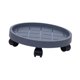 thumbnail image 3 of Soporte para plantas con ruedas para mover macetas, base transpirable, carrito redondo silencioso para flores Diámetro 30 cm, 3 of 8