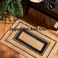 thumbnail image 2 of Jaipur Art And Craft Jute Hand Braided Reversible Black Border Jute Area Rug for Home (3x12 Sq ft), 2 of 5
