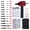 Red-LMQ004, variant on Rivet Nut Tool Kit, 16-Inch Rivnut Tool with 15 Metric & SAE Mandrels and Rivet Nut , 200pcs Rivnut Tool Kit Assortment, Nutsert Tool Kit with Carrying Case
