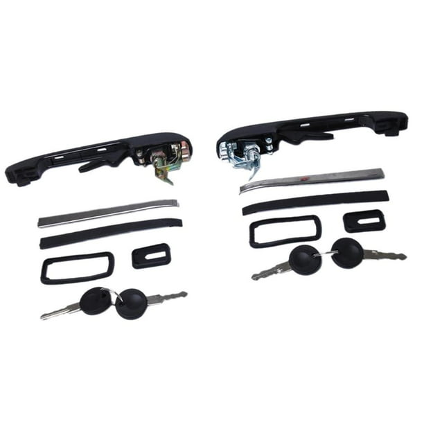 Kit de Montaje de Palanca de Manija de puerta Exterior Delantera perfecl 2 piezas Para GOLF MK1 MK2