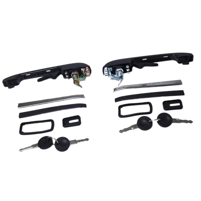 Kit de Montaje de Palanca de Manija de puerta Exterior Delantera perfecl 2 piezas Para GOLF MK1 MK2