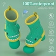 thumbnail image 4 of 1 par Toddler Regnstövlar Barn Flickor Wellies Söta Mönster Pojkar Wellies EVA Halksäker Vattentät Baby Utomhusskor Red &Blue, 4 of 5