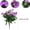 purple, variant on Clearance | Rose Red Artificial Flowers Impatiens Bouquet, Realistic Faux Floral Stems with Flexible Branches for Home Living Room Vase Arrangement Wedding Photography Decoration