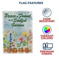 thumbnail image 4 of America Forever Soulful Garden Garden Flag, 12.5 x 18 inch Double Sided, Peace Inspiration Banner, Wildflower Fence Decoration, Gardener Gift Outdoor Decor, Nature Lover Yard Flag, 4 of 4