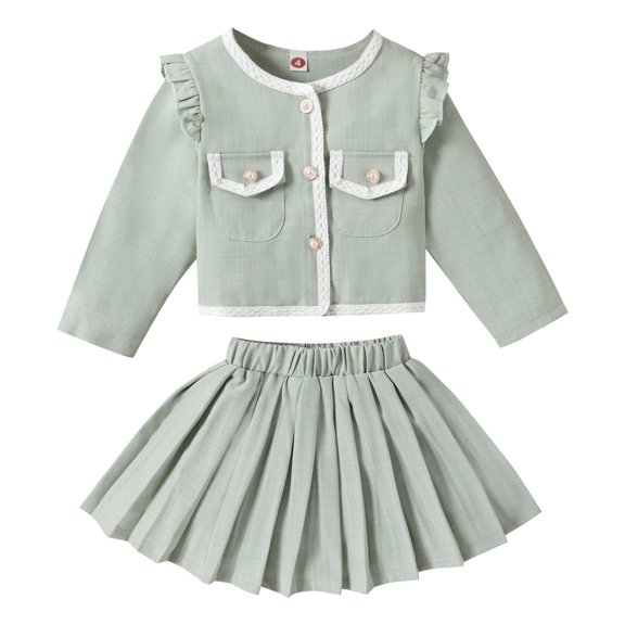 Durtebeua Baby Girls Clothes Hoodie and Leggings Outfit Set Toddler to Big Kid 3-4 Years