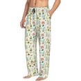 thumbnail image 2 of Bingfone Summer Beach Gnomes Mens All Over Print Sleep Pajama Pants-Medium, 2 of 6