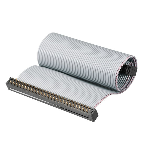 IDC Wire Flat Ribbon Cable FC/FD Connector A-type 50Pins 2.54mm Pitch 0.2m Length