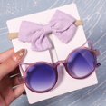 thumbnail image 1 of 2 Unids/Set De Bandas Elásticas Para El Cabello Para Bebé Recién Nacido Bowknot Diadema Encantadoras Gafas De Sol Conjunto De Pelo Headwear Niños Accesorios Gao Jiahui unisex, 1 of 2