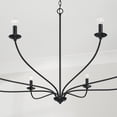 thumbnail image 7 of 8 Light Chandelier In Minimalist Style-29.75 Inches Tall And 52 Inches Wide-Matte Brass Finish    -Traditional Installation Capital Lighting 449981Ma, 7 of 7