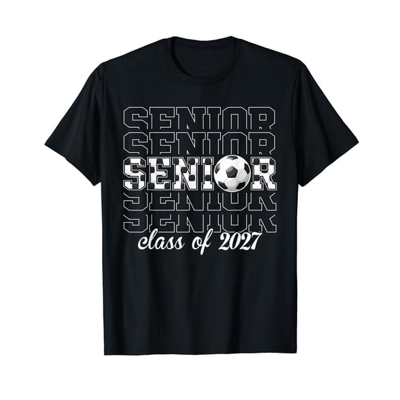 Class of 2027 Soccer Senior Graduation T-Shirt