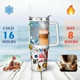 thumbnail image 4 of 40OZ Friends Tumbler with Handle,Vacuum Insulated Stainless Steel Thermal Cup for TV Show Fans Gifts Keeps Drinks Cold & Hot, 4 of 6