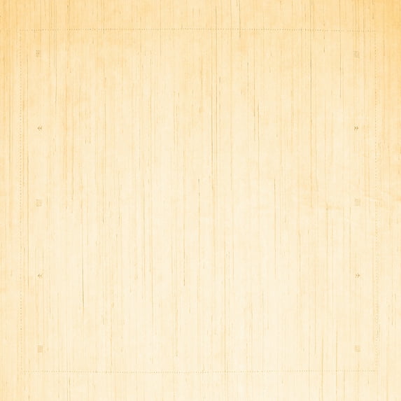 Ahgly Company Indoor Square Solid Brown Modern Area Rugs, 3' Square