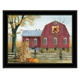 thumbnail image 1 of Automne Feuille Courtepointe Bloc Grange par Billy Jacobs Imprimé Art Bois Multicolore, 1 of 5