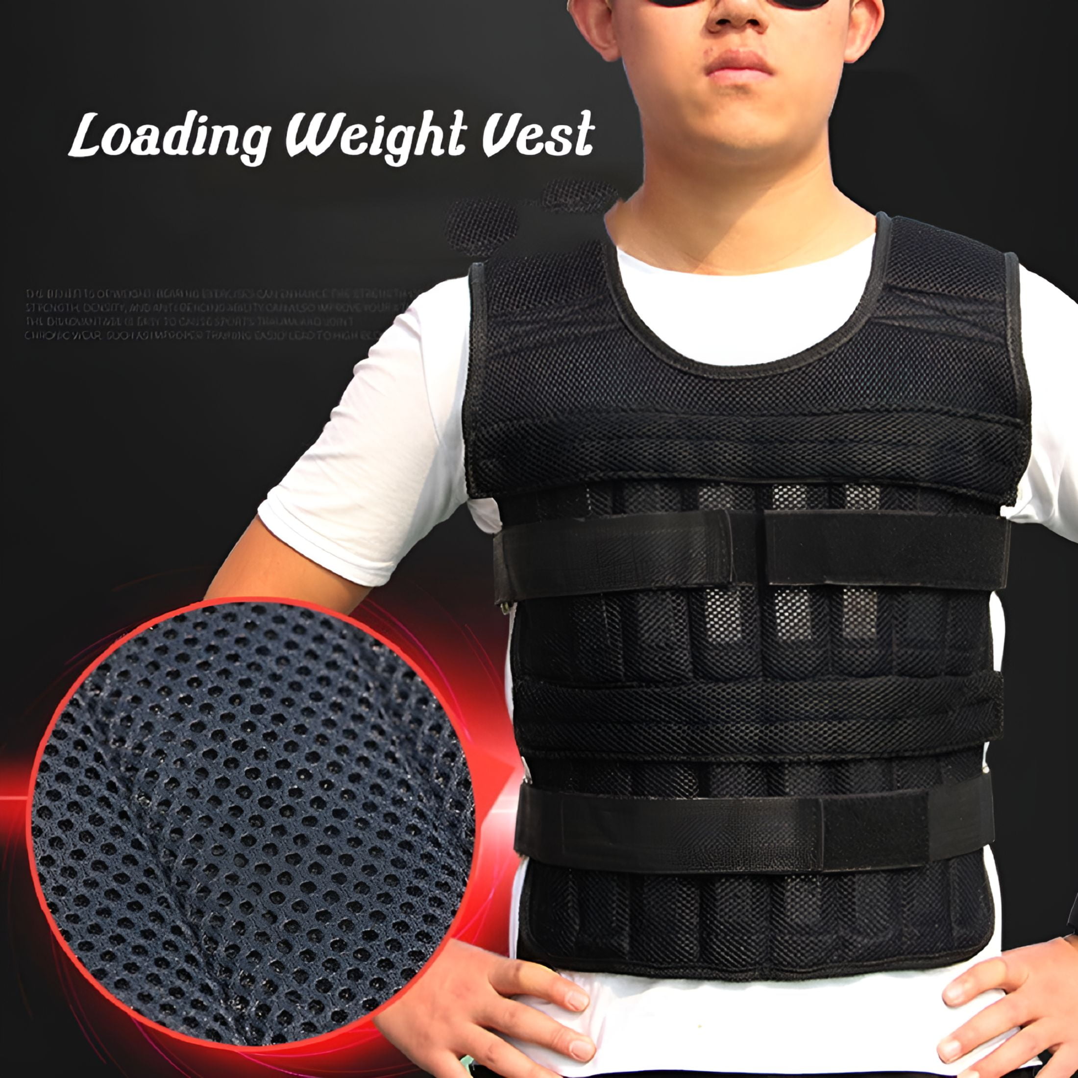 BESTSKY Running Weight Vest for Exercise and Boxing Training 20 lbs