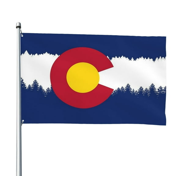 Colorado Flag Flag 4x6 Ft Big Flag For Outdoor Indoor Office Workplace Home Garden