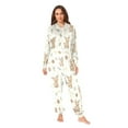 thumbnail image 4 of Adult Christmas Onesie Reindeer Zipper One-Piece Pajamas Unisex with Pockets, 4 of 6
