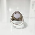 thumbnail image 7 of Blue Lace Agate Mens Ring, Silver Jewelry, 925 Silver Ring, Father's Day, AAA Natural Agate, Birthstone Ring, Heavy Mens Ring, Spiritual Healing Gemstone, Christmas, Plain Mens Ring, 7 of 7