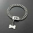 thumbnail image 2 of Silver Dog Collar Metal Stainless Steel Chain For Medium Dogs Heavy Duty, 2 of 7