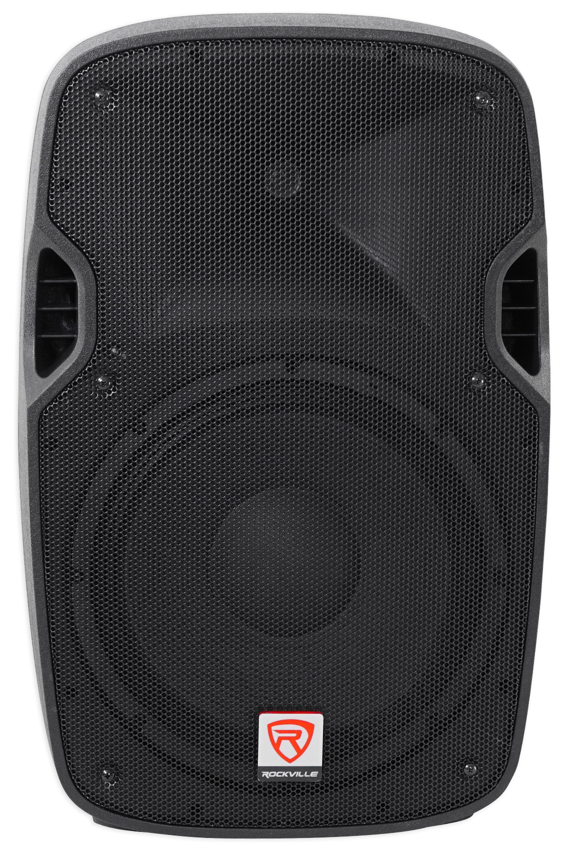 (4) Rockville 12” 12000w DJ PA Speakers+Stands+2-Ch. Bluetooth Amplifier+10" Sub - image 2 of 11