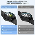 thumbnail image 3 of KOMI [2Pack for Samsung Galaxy Watch FE 2024 & 5 2022 & 4 2021 Screen Protector Case 40mm Accessories, Protective Face Cover for 40 mm, Hard Bumper Built-in Tempered Glass Film for Women Men, 3 of 8