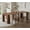 Walnut, variant on Rustic Wood Extendable Dining Room Table 118.5" Large Expandable Dining Tables for 6 8 10 12 People Industrial Extend Kitchen Table Space Saving for Family Gathering (White)