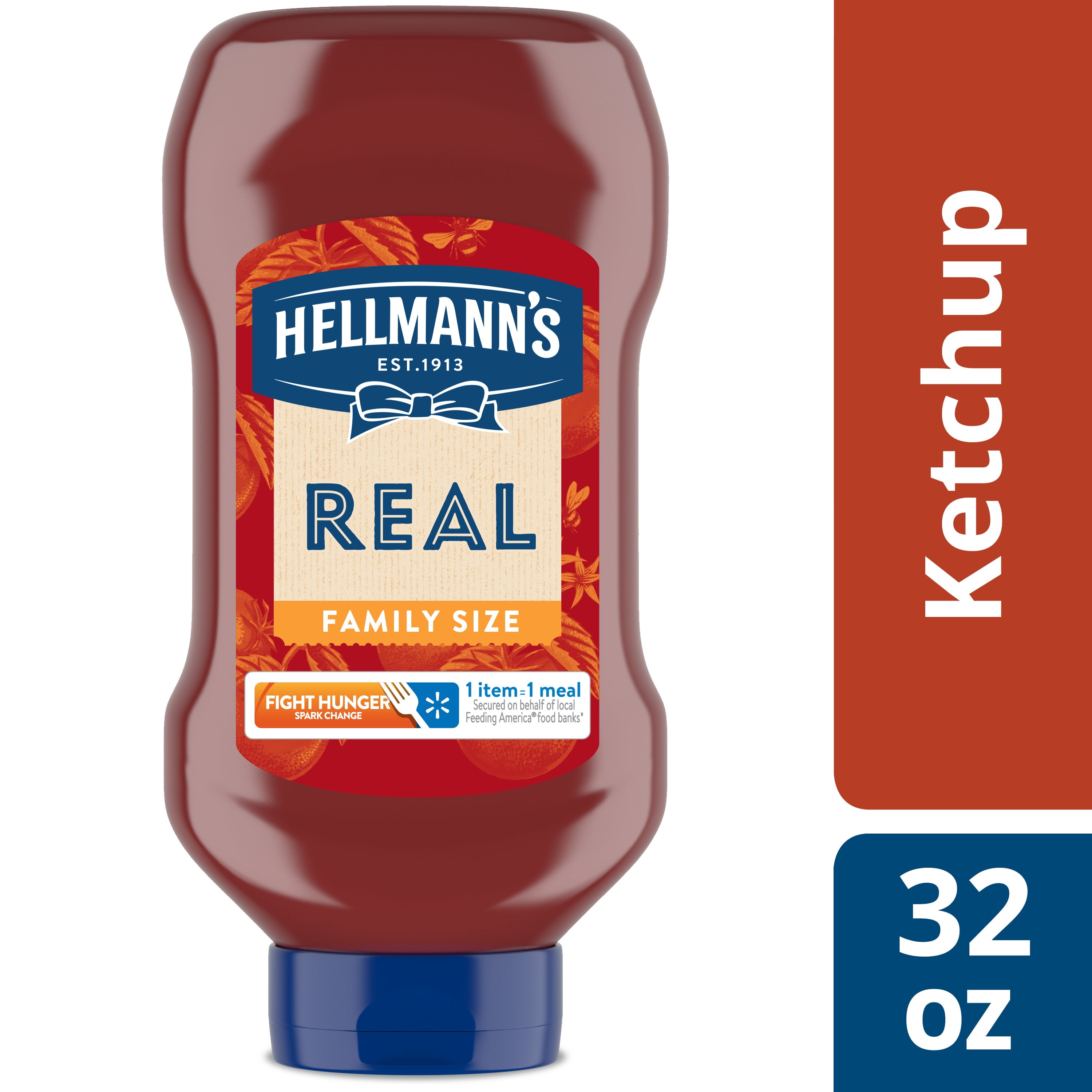 Hellmann's Real Ketchup Family Size Sweetened Only with Honey 32 oz