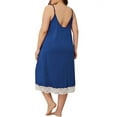 thumbnail image 3 of Nananla Valentine's Day Sexy Backless Solid Color Lace Splicing Sleepwear Nightwear Nightdress Plus Size with Thong, 3 of 3