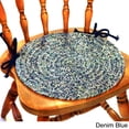 thumbnail image 4 of Rhody Rug SA58A015X015-4 Sandi Tweed Braided Chair Pads, Oatmeal - Set Of 4, 4 of 5