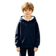 thumbnail image 6 of felwors Boys and Girls Oversized Hoodies Pullover Workout Sweatshirts for Teen Boys and Girls (Navy,8-10 Years), 6 of 7