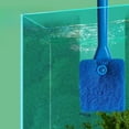 thumbnail image 6 of Aquarium Algae Scraper under $5! kkbbma Aquarium Algae Scraper Double Sided Sponge Brush Cleaner Long Handle Fish Tank Scrubber for Glass Aquariums and Home Kitchen, 6 of 6