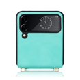 thumbnail image 6 of SaniMore for Samsung Galaxy Z Flip 5 (6.7" 2023) Phone Case, Retro PU Leather + Crossbody Lanyard, Shockproof Anti-fall Slim, Durable Wear-resistant Folding Shell for Galaxy Z Flip 5, Green, 6 of 6