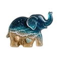 thumbnail image 4 of Orangide Beach Style Acrylic Gift with Card, Elephant Hugging Pocket Decoration for Father's Day, Small Ornament for Desk Shelf Party Favor, 4 of 8